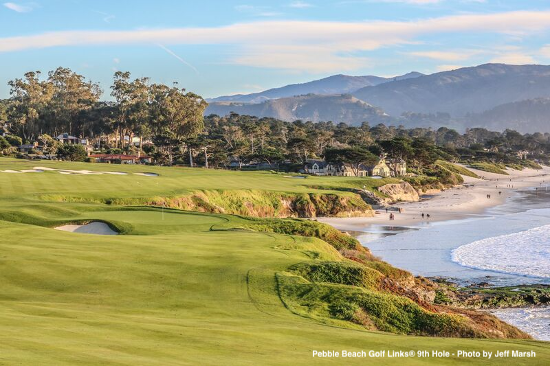 Pebble Beach Golf Links® 9th Hole - Photo by Jeff Marsh